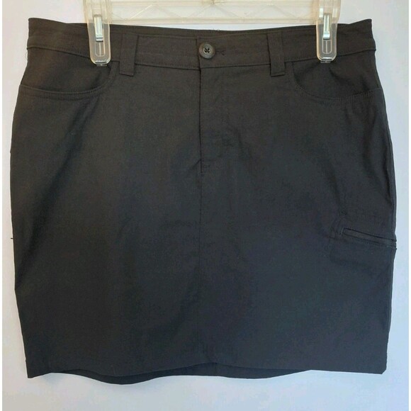 Eddie Bauer Women's Size 10 Black Athletic Sports Skort w/Pockets - Picture 1 of 9